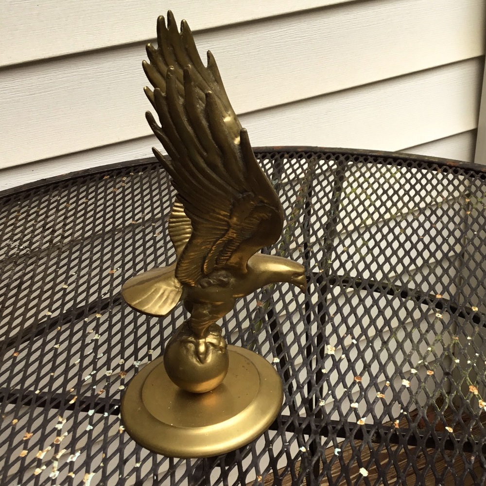 Vintage brass eagle
